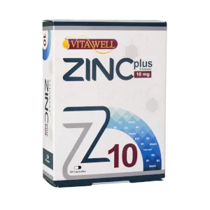 کپسول زینک پلاس 10 میلی گرم ویتاول 30 عددی
