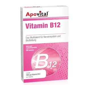 قرص ویتامین B12 آپوویتال 30 عددی