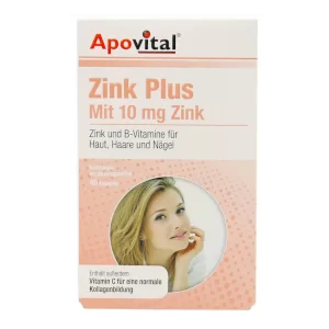 کپسول زینک پلاس آپوویتال 40 عددی