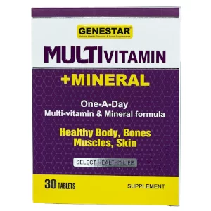 قرص مولتی ویتامین + مینرال ژن استار 30 عددی