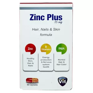 کپسول آهسته رهش زینک پلاس 15 میلی گرمی استار ویت 60 عددی