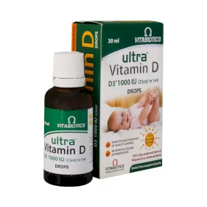قطره اولترا ویتامین D1000 کودکان ویتابیوتیکس 30 میلی لیتر