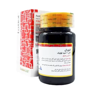 قرص آهن+اسید فولیک فرورال گلدن لایف 30 عددی