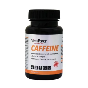 قرص کافئین ویوا پاور 200 میلی گرم 60 عددی