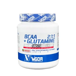 پودر بی سی ای ای + گلوتامین ویگور - 250 گرم