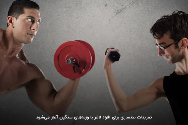 افزایش وزنه‌های تمرینی در بدنسازی برای افراد لاغر؛ رمز افزایش عضلات 