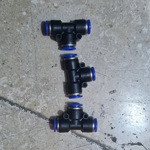 سه راهی پنو ماتیک کولر آبی مخصوص شلنگ آب