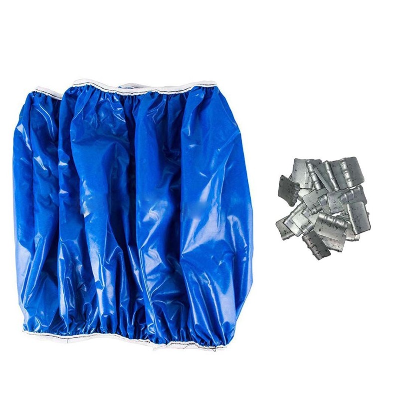 برزنت کشی کولر آبی با بست فلزی در اصفهان