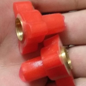 مهره شلنگ کولر آبی بسته دو عددی