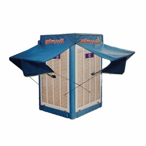 سایبان برزنتی کولر آبی کاورسای در اصفهان