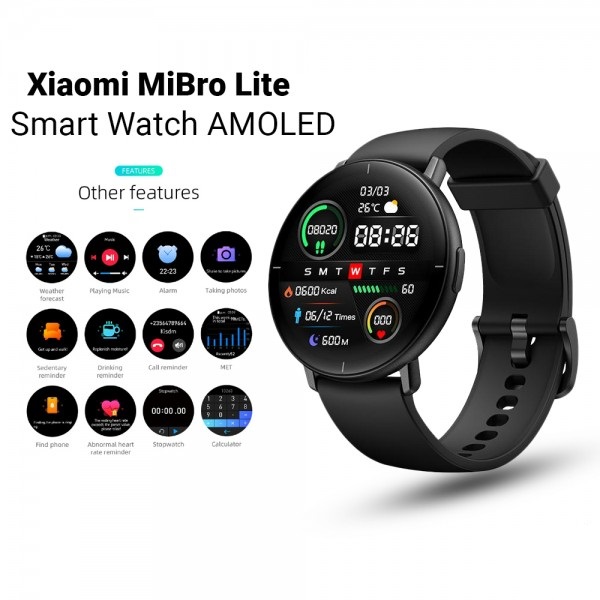 قیمت خرید ساعت هوشمند شیائومی مدل Xiaomi Smart Watch Mibro Lite - سایت تخصصی فروش لوازم جانبی کامپیوتر،لپ تاپ و موبایل