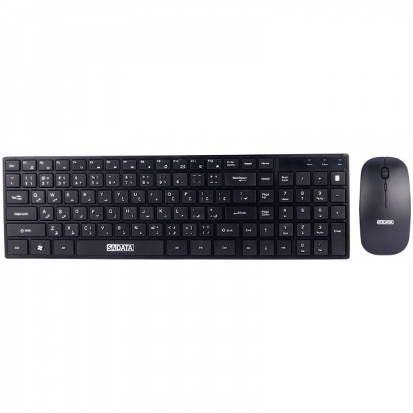 کیبورد و موس وایرلس wireless keyboard and mouse SKM-2404 WL