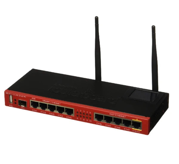 اکسس پوینت روتر میکروتیک مدل RB2011UiAS-2HnD-IN
