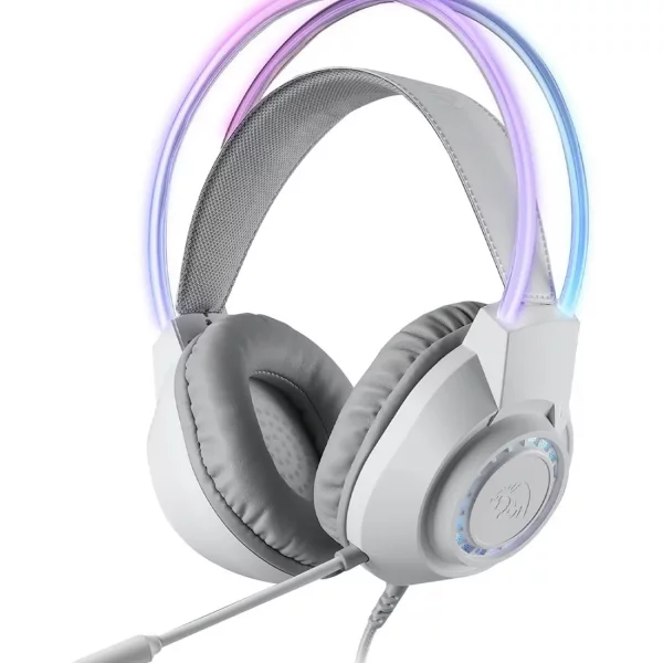 هدست گیمینگ ردراگون  رنگ سفید مدل  RedRagon SCREAM White RGB Wired Gaming Headset H231