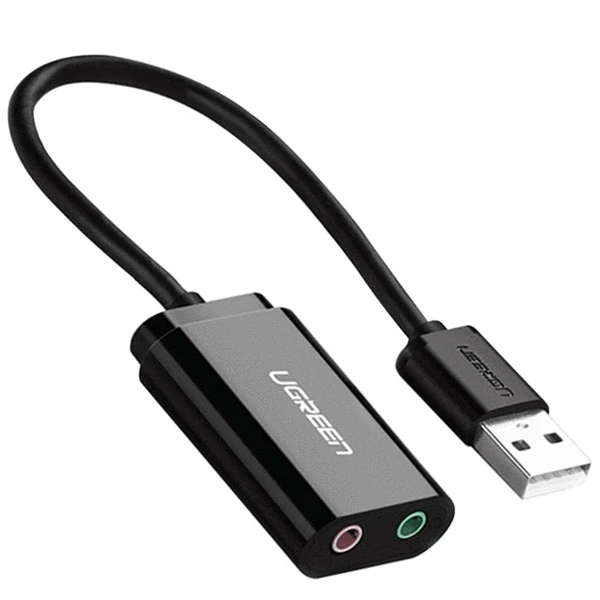 کارت صدا یوگرین مدل  USB Sound Card US205-30724