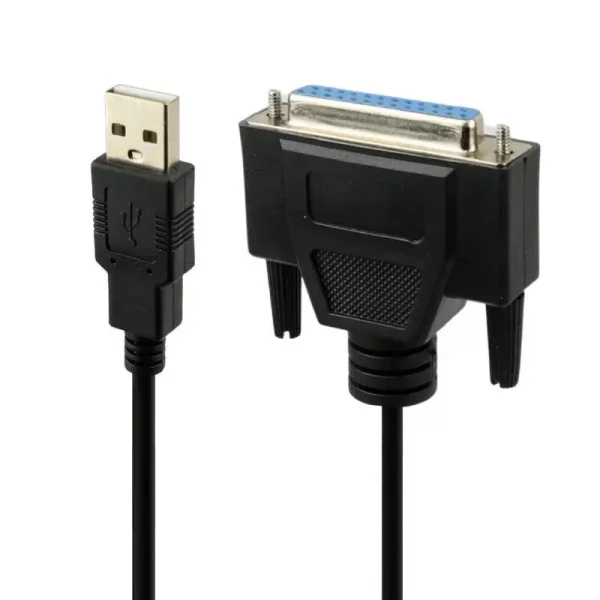 کابل تبدیل USB به پارالل 25 پین کی نت مدل K-CU202515 به طول 1.5 متر