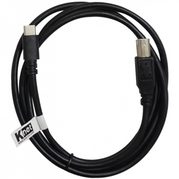 کابل TYPE-C پرینتر 1.2 متری کی نت مدل Knet K-CUPC2012
