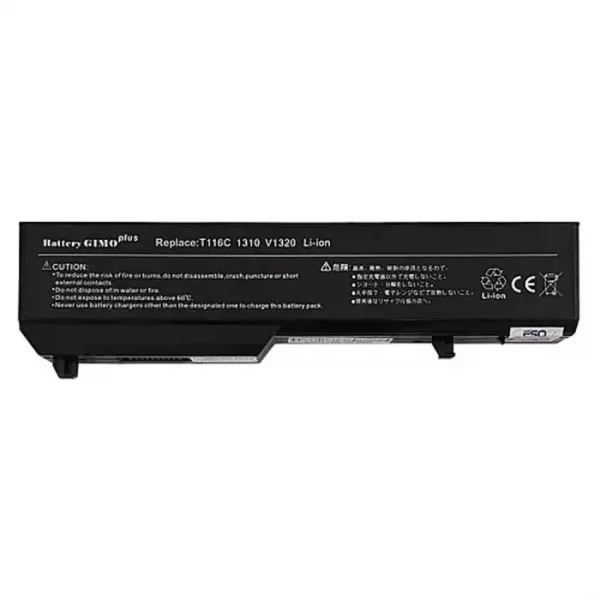 باتری لپ تاپ دل Battery Dell Vostro 1320 6Cell Gimo Plus مشکی اکسترنال 49 وات ساعت