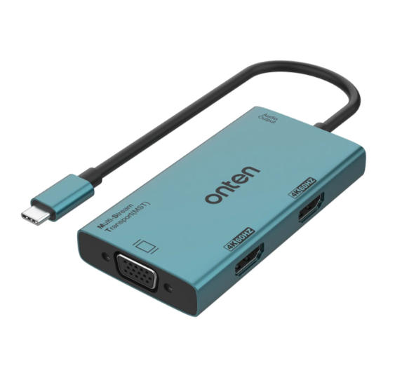 تبدیل Type-C به HDMI و VGA اونتن مدل Type-C to HDMI+VGA adapter OTN-M206