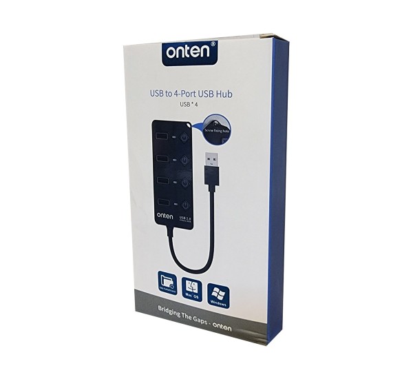 هاب 4 پورت USB 2.0 اونتن مدل OTN-5302