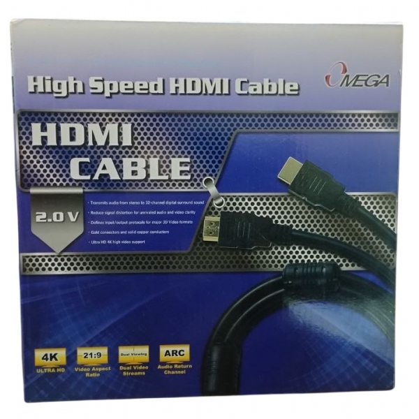 کابل HDMI ورژن 2.0 امگا 10متری Omega Hdmi Cable
