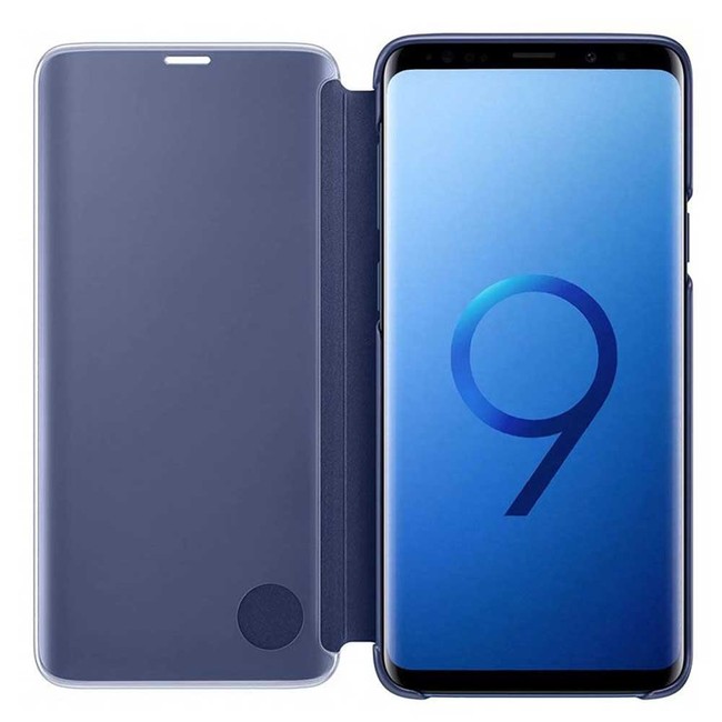 کیف کلاسوری سامسونگ S9 مدل Clear View Standing