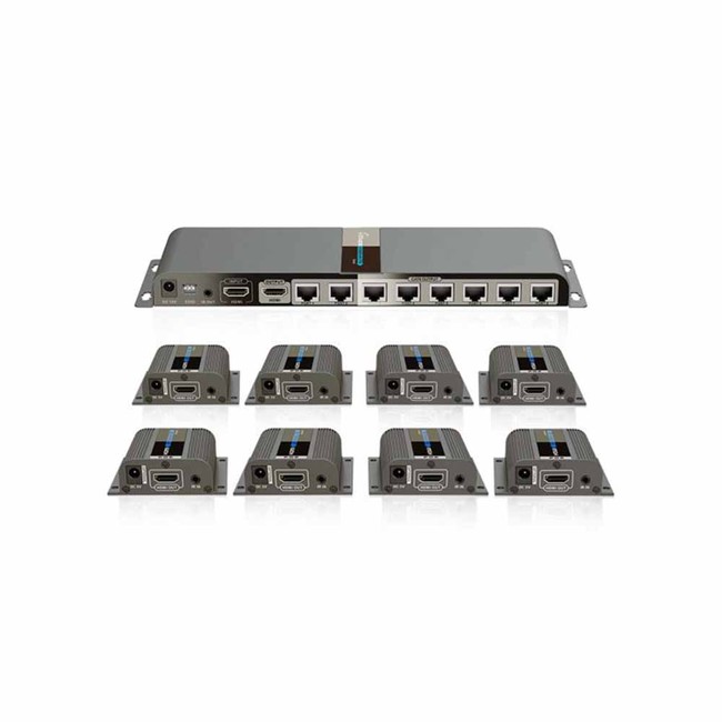 اکستندر و اسپلیتر 1 به 8 HDMI لنکنگ مدل LKV718PRO
