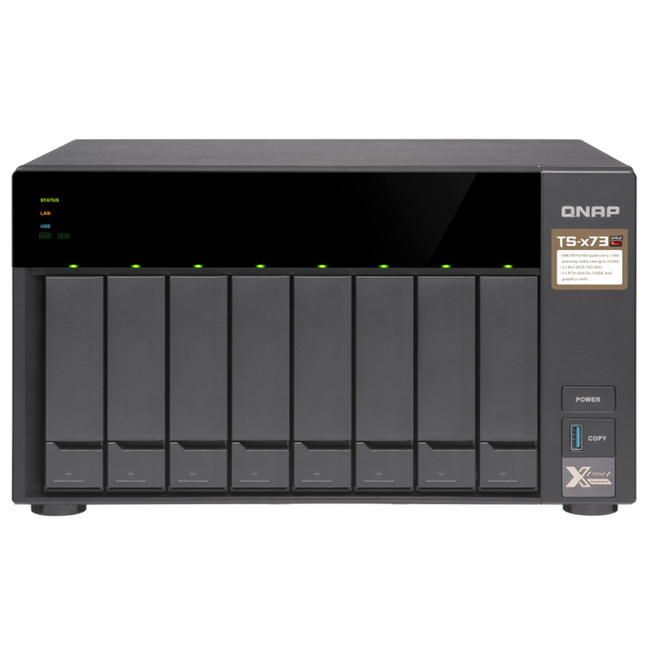 ذخیره ساز تحت شبکه کیونپ مدل TS-873-4G بدون هارددیسک