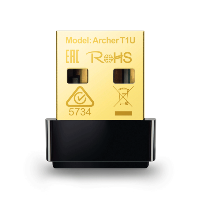 کارت شبکه USB بی‌سیم AC450 تی پی-لینک مدل Archer T1U