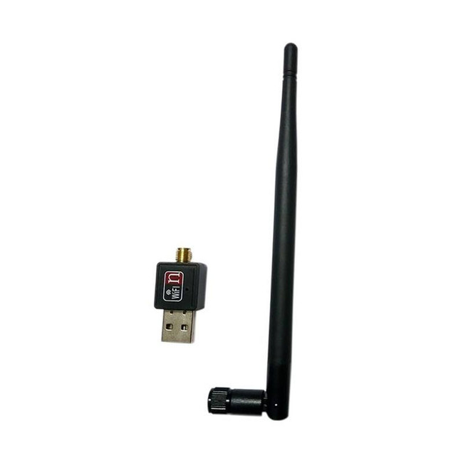 کارت شبکه usb بی سیم مدل 802.11N با آنتن 15 سانتی
