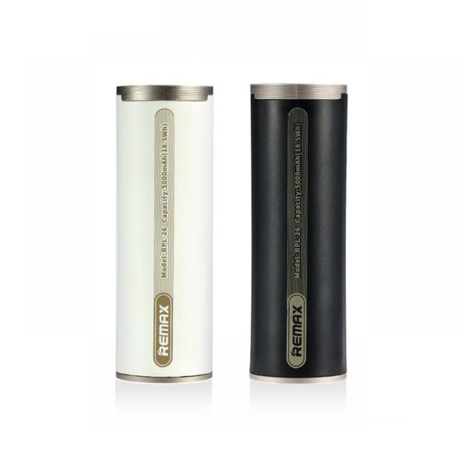 پاور بانک ريمکس مدل RPL-26 ظرفيت 5000 ميلی آمپر ساعت