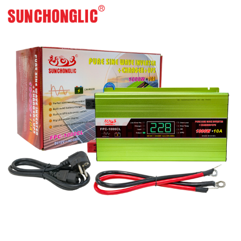 اینورتر 12 به 220 ولت 1000 وات یو پی اس و شارژر دار مدل  Inverter & UPS FPC-1000CL