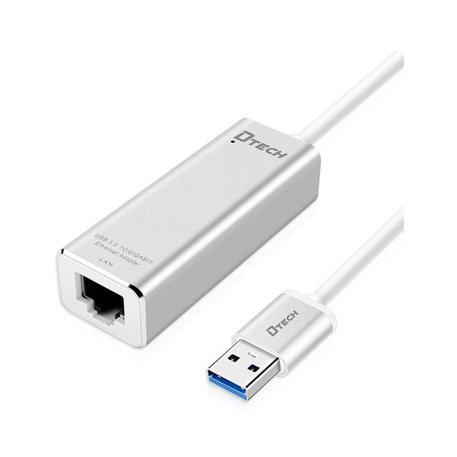 مبدل USB-3 به LAN 1Gbps دیتک مدل Dtech DT-6550