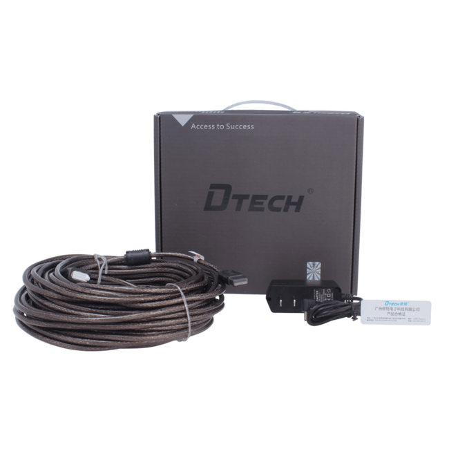 کابل افزایش طول USB 2.0 مدل Dt-5039 به طول 20 متر