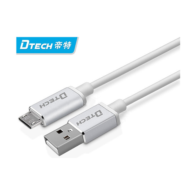 کابل تبدیل USB به Micro-USB دیتک مدل Dtech DT-T0013 با طول 1 متر