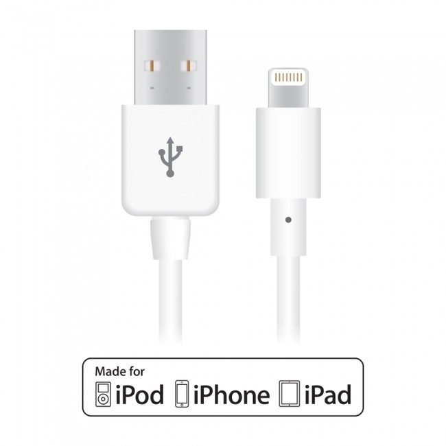 کابل تبديل USB به لايتنينگ نزتک مدل TPE طول 1.2 متر