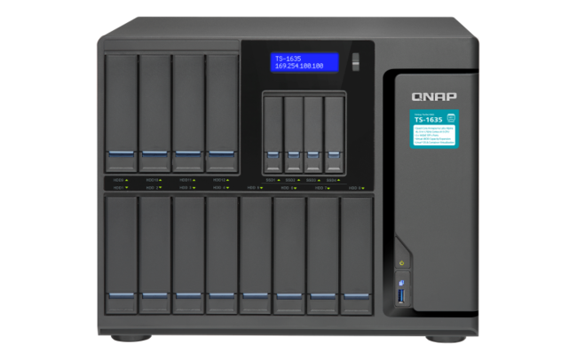 هارد تحت شبکه کیونپ مدل TS-1635-8G