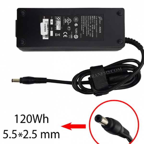 آداپتور لپ تاپ ایسوس 19V 6.3A