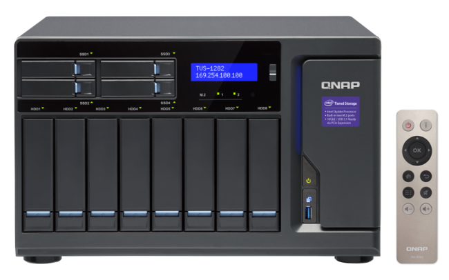 هارد تحت شبکه کیونپ مدل TVS-1282-i7-64G-450W