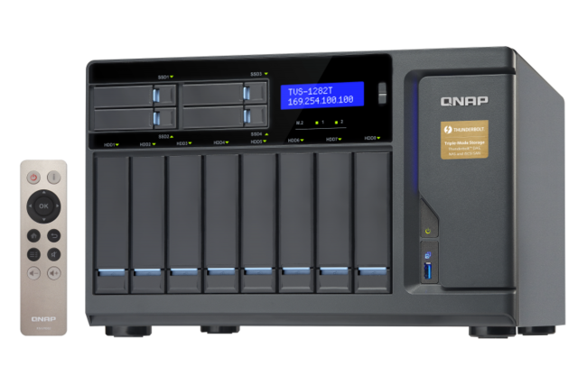 هارد تحت شبکه کیونپ مدل TVS-1282T-i7-64G