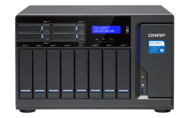 هارد تحت شبکه کیونپ مدل TVS-1282T3-i7-64G