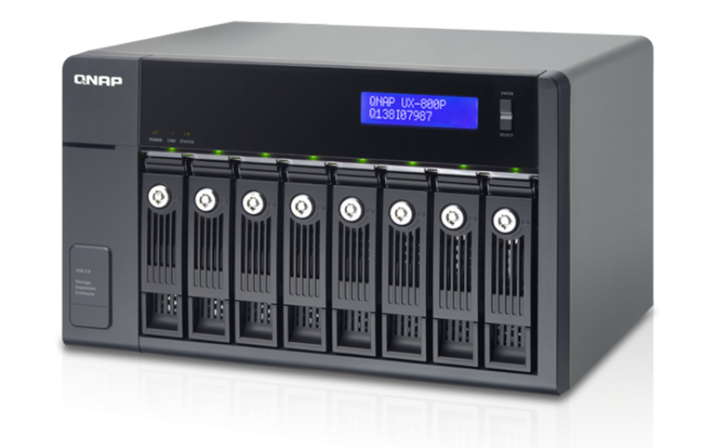 هارد تحت شبکه کیونپ مدل UX-800P