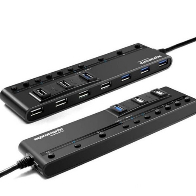 Promate masterHub High Performance 10-port USB Hub