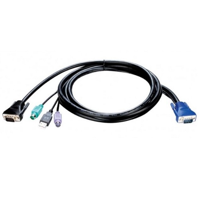 کابل KVM دی-لینک مدل KVM-401 به طول 1.8 متری