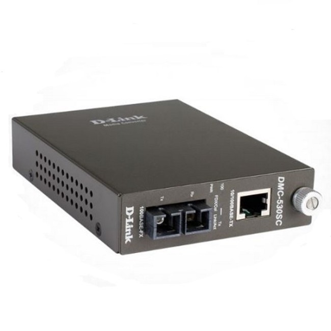 D-Link DMC-530SC Ethernet to Fiber Media Converter