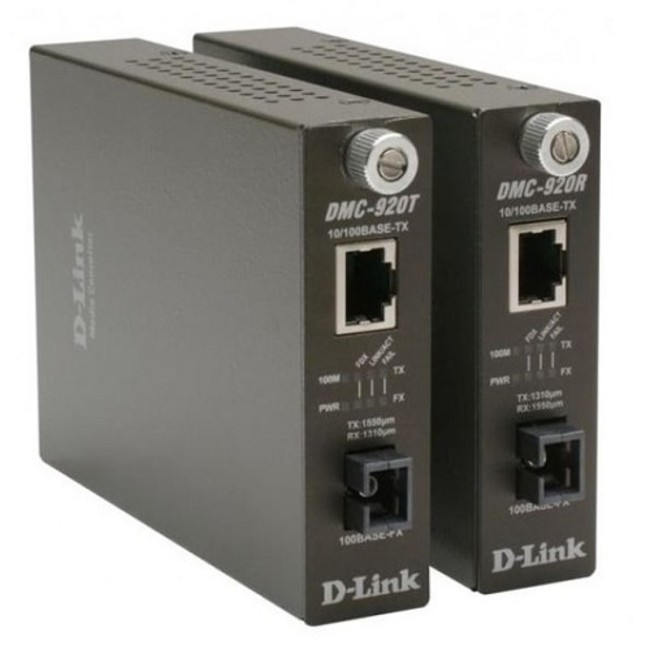 D-Link DMC-920 Ethernet to Fiber Media Converter