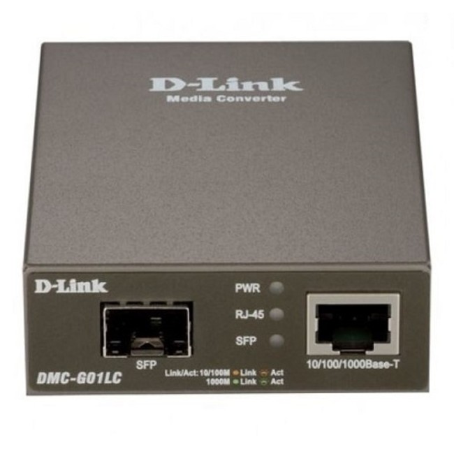 D-Link DMC-G01LC Ethernet to Fiber Media Converter
