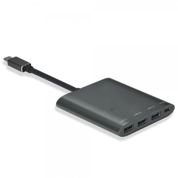 هاب 3 پورت USB 3.1 Type c فرانت همراه پورت شارژ PD 2.0 مدل fn-uch310