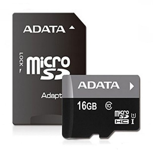 Adata MicroSDHC UHS-I Memory Card With Adapter - 64GB
