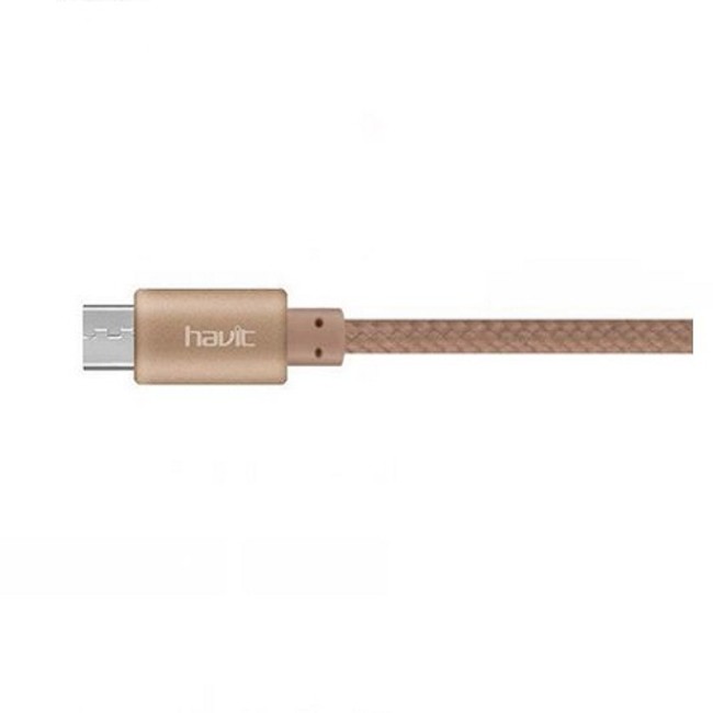 کابل تبدیل USB به microUSB مدل HV-CB626 به طول 1 متر